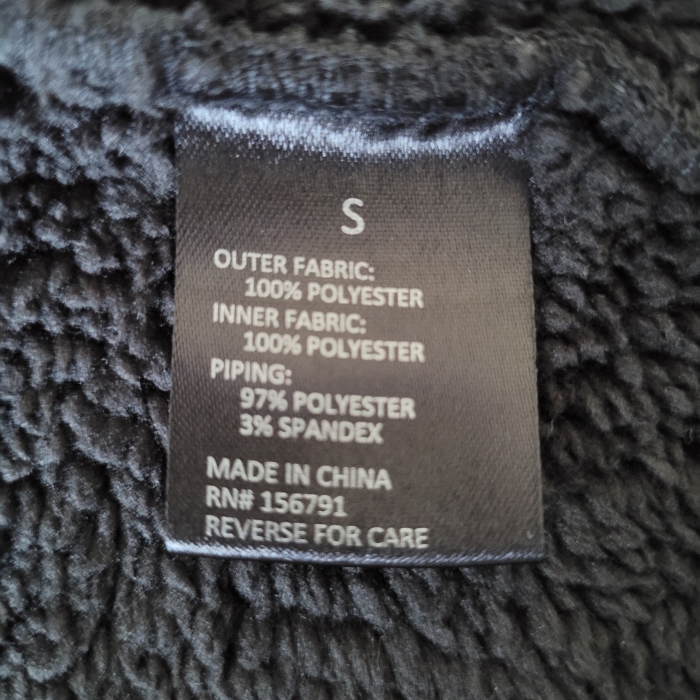 U.S. Life Men's Charcoal Gray Sherpa-Fleece Lined Full-Zip Hoodie - Picture 9 of 11